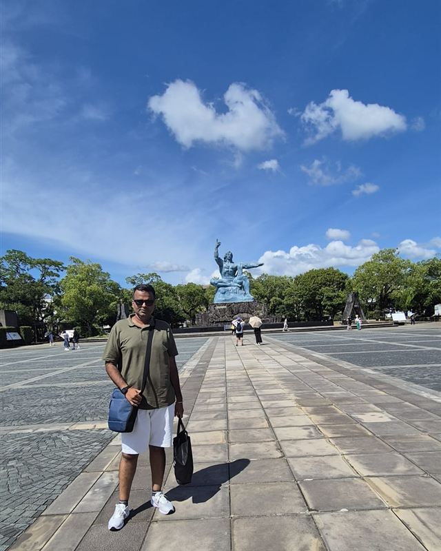 Varun at Nagasaki Peace Park